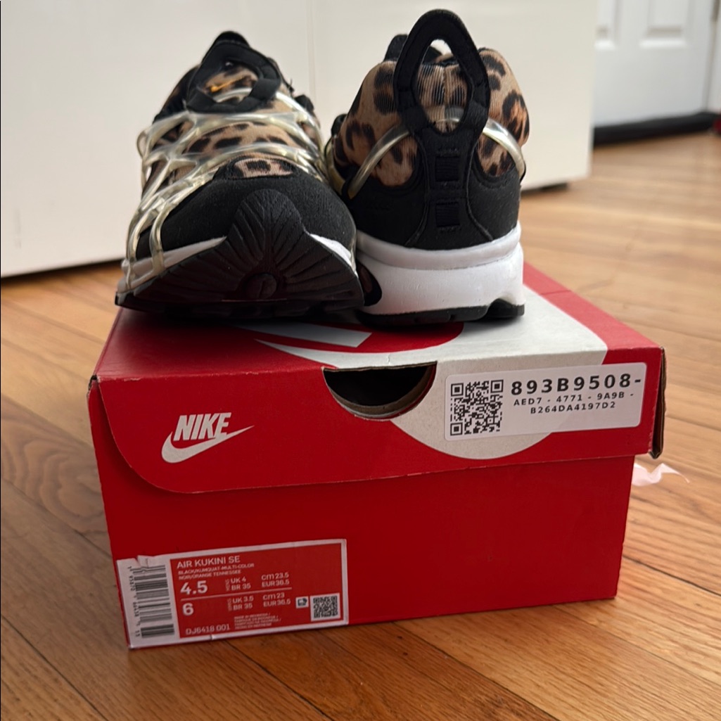 Nike Black And Brown Athletic Shoes With Sporty Design